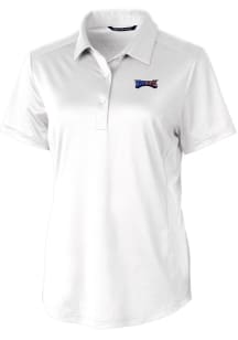 Cutter and Buck Philadelphia Eagles Womens White Prospect Short Sleeve Polo Shirt