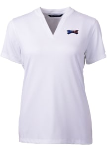Cutter and Buck Philadelphia Eagles Womens White Forge Short Sleeve T-Shirt