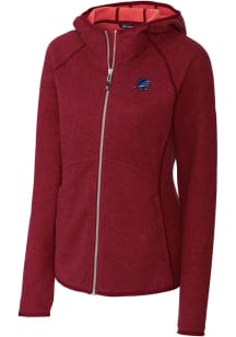 Cutter and Buck Miami Dolphins Womens Red Mainsail Medium Weight Jacket
