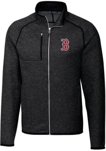 Cutter and Buck Boston Red Sox Mens Charcoal Mainsail Medium Weight Jacket