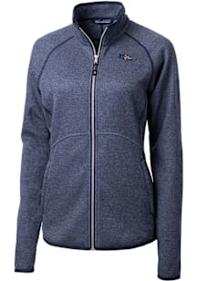 Cutter and Buck Denver Broncos Womens Navy Blue Americana Mainsail Light Weight Jacket