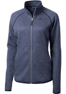 Cutter and Buck Houston Texans Womens Navy Blue Americana Mainsail Light Weight Jacket