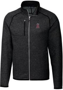 Cutter and Buck Los Angeles Angels Mens Charcoal Mainsail Medium Weight Jacket