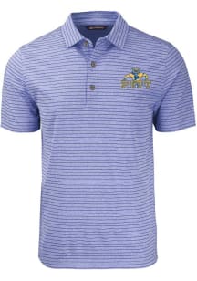Cutter and Buck Pitt Panthers Blue Forge Heather Stripe Vault Big and Tall Polo