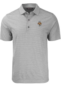 Cutter and Buck Tennessee Volunteers Grey Forge Heather Stripe Vault Big and Tall Polo