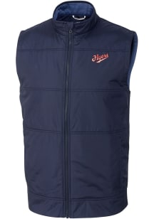Cutter and Buck Dayton Flyers Mens Navy Blue Stealth Vault Big and Tall Vest