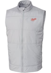 Cutter and Buck Dayton Flyers Mens Grey Stealth Vault Big and Tall Vest