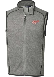 Cutter and Buck Dayton Flyers Big and Tall Grey Vault Mainsail Mens Vest