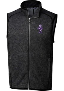 Cutter and Buck K-State Wildcats Big and Tall Charcoal Mainsail Vault Mens Vest
