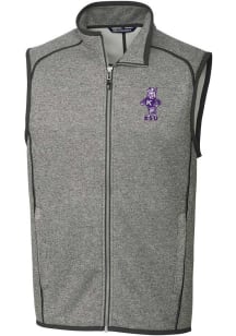 Cutter and Buck K-State Wildcats Big and Tall Grey Mainsail Vault Mens Vest