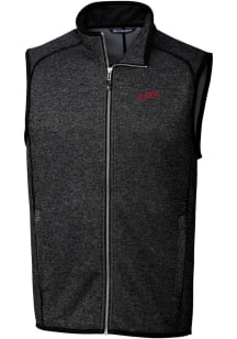 Cutter and Buck SMU Mustangs Big and Tall Grey Mainsail Vault Mens Vest