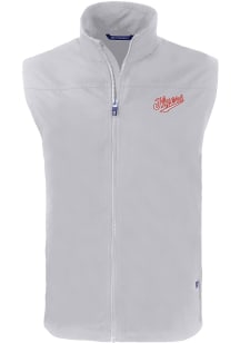 Cutter and Buck Dayton Flyers Big and Tall Grey Charter Vault Mens Vest