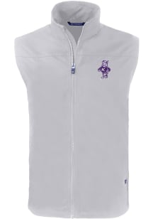 Cutter and Buck K-State Wildcats Big and Tall Grey Charter Vault Mens Vest