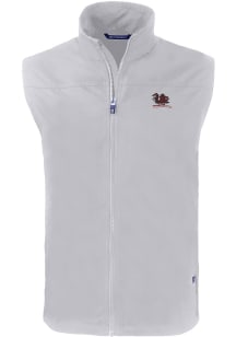 Cutter and Buck South Carolina Gamecocks Big and Tall Grey Charter Vault Mens Vest