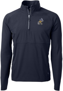 Cutter and Buck East Tennesse State Buccaneers Mens Navy Blue Vault Adapt Eco Hybrid Long Sleeve..