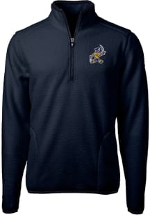 Cutter and Buck East Tennesse State Buccaneers Mens Navy Blue Cascade Sherpa Vault Long Sleeve 1..