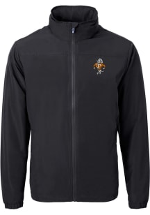 Cutter and Buck Tennessee Volunteers Mens Black Charter Eco Vault Light Weight Jacket