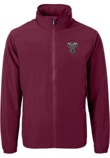 Cutter and Buck Texas A&amp;M Aggies Mens Maroon Charter Eco Vault Light Weight Jacket
