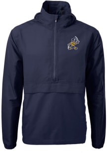 Cutter and Buck East Tennesse State Buccaneers Mens Navy Blue Vault Charter Eco Pullover Jackets