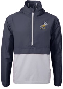Cutter and Buck East Tennesse State Buccaneers Mens Navy Blue Charter Eco Vault Pullover Jackets