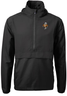 Cutter and Buck Tennessee Volunteers Mens Black Charter Eco Vault Pullover Jackets