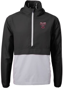 Cutter and Buck Texas A&amp;M Aggies Mens Black Charter Eco Vault Pullover Jackets