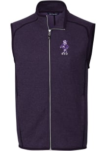 Cutter and Buck K-State Wildcats Mens Purple Mainsail Vault Sleeveless Jacket
