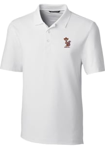 Cutter and Buck Minnesota Golden Gophers Mens White Forge Vault Short Sleeve Polo