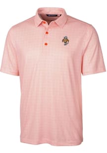 Cutter and Buck Tennessee Volunteers Mens Orange Pike Vault Short Sleeve Polo