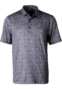 Cutter and Buck Tennessee Volunteers Mens Black Pike Vault Short Sleeve Polo