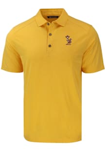 Cutter and Buck Minnesota Golden Gophers Mens Gold Forge Vault Short Sleeve Polo