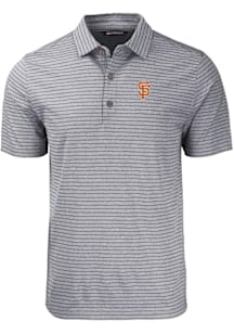 Cutter and Buck San Francisco Giants Black City Connect Forge Heather Stripe Big and Tall Polo