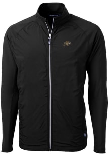 Cutter and Buck Colorado Buffaloes Mens Black Adapt Medium Weight Jacket