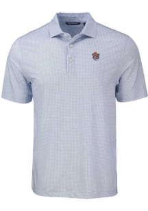 Cutter and Buck LSU Tigers Mens Purple Diamond Dot Short Sleeve Polo