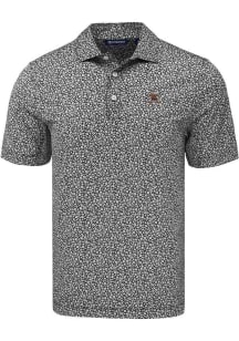 Cutter and Buck Cleveland Browns Mens  Flora Print Short Sleeve Polo