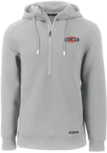 Cutter and Buck Rally House Mens Grey Employee Roam Long Sleeve Hoodie