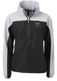 Cutter and Buck Texas A&amp;M Aggies Womens Black Charter Eco Vault Long Sleeve Pullover