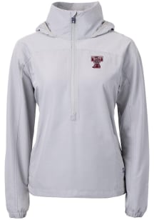 Cutter and Buck Texas A&amp;M Aggies Womens Grey Charter Eco Vault Long Sleeve Pullover