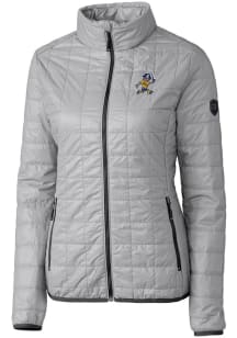 Cutter and Buck East Tennesse State Buccaneers Womens Grey Vault Rainier PrimaLoft Filled Jacket