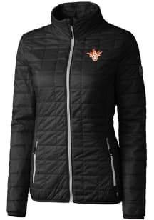 Cutter and Buck Texas Longhorns Womens Black Rainier PrimaLoft Vault Filled Jacket