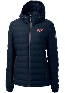 Cutter and Buck Dayton Flyers Womens Navy Blue Mission Ridge Repreve Vault Filled Jacket