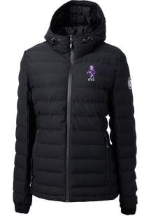 Cutter and Buck K-State Wildcats Womens Black Mission Ridge Repreve Vault Filled Jacket