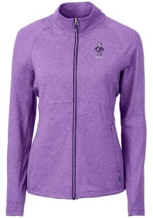 Womens K-State Wildcats Purple Cutter and Buck Adapt Eco Vault Light Weight Jacket