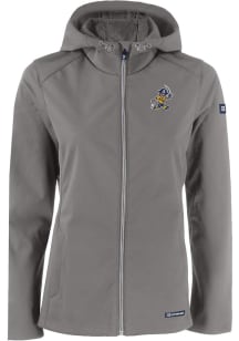 Cutter and Buck East Tennesse State Buccaneers Womens Grey Vault Evoke Light Weight Jacket