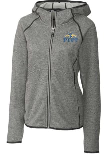 Cutter and Buck Pitt Panthers Womens Grey Mainsail Vault Medium Weight Jacket