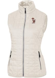 Womens Minnesota Golden Gophers White Cutter and Buck Rainier PrimaLoft Vault Vest