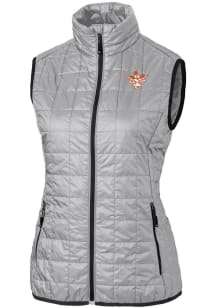 Cutter and Buck Texas Longhorns Womens Grey Rainier PrimaLoft Vault Vest