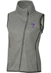 Cutter and Buck K-State Wildcats Womens Grey Mainsail Vault Vest
