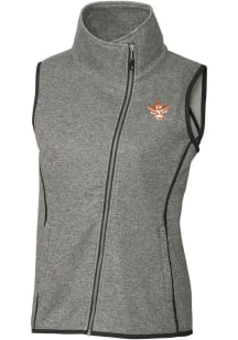 Cutter and Buck Texas Longhorns Womens Grey Mainsail Vault Vest