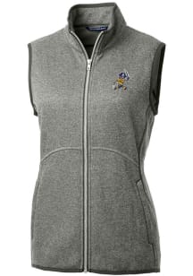 Cutter and Buck East Tennesse State Buccaneers Womens Grey Vault Mainsail Vest